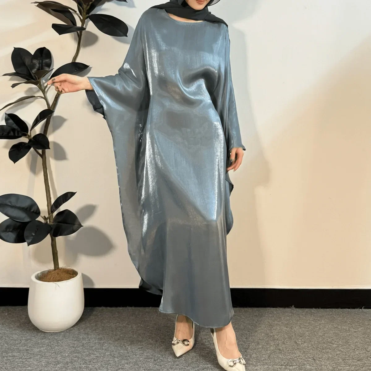 Robe Maxi Abayas Musulmanes pour Femmes - Robe Musulmane Élégante - image de produit 1