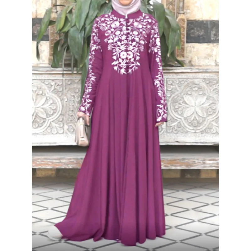 Abayas Kimono et Robes Imprimées Arabes - Vêtements Islamiques Shopify - image de produit 8