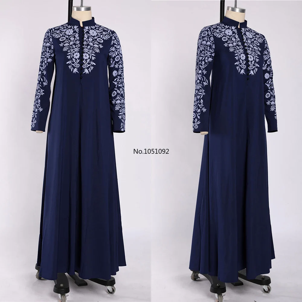 Abayas Kimono et Robes Imprimées Arabes - Vêtements Islamiques Shopify - image de produit 4