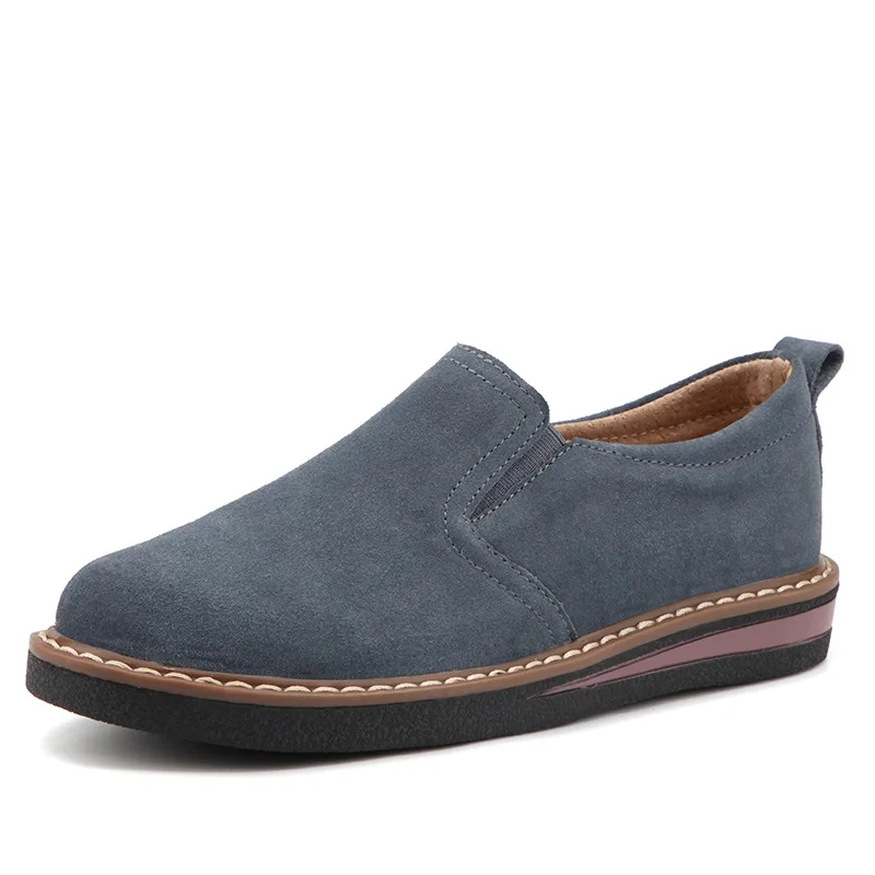 Mocassins cuir suédé femme- Confort et élégance! - image de produit 7